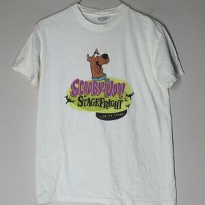 Vintage Scooby Doo Stage Fright T Shirt Size L Where Are You? Cartoon Network